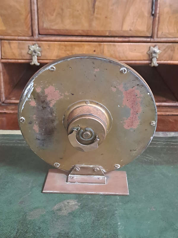 Keinzle brass desk clock mechanical