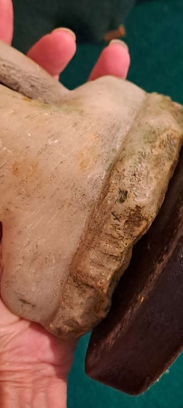 Burmese/mYANMAR EARLY 19TH CENTURY Alabaster Carved Shan Buddah Statue