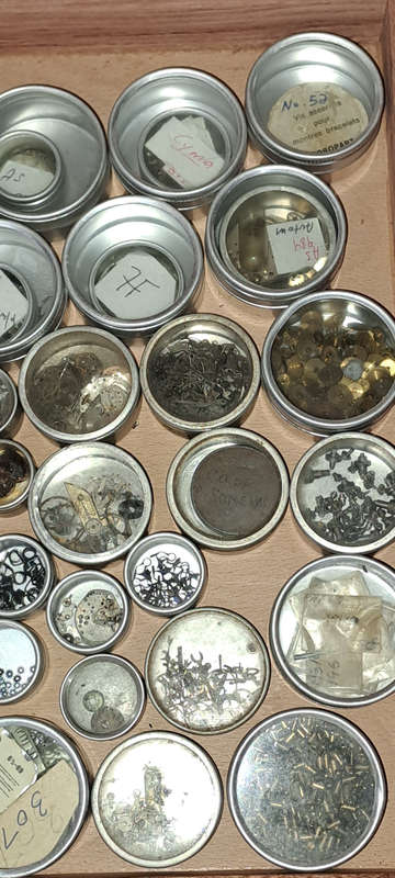 Draw full of vintage watch spares various see pictures REDUCED