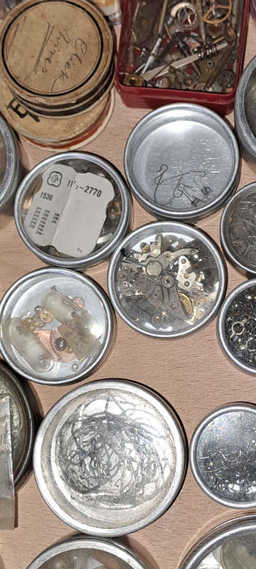 Draw full of vintage watch spares various see pictures REDUCED
