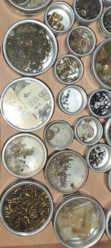Draw full of vintage watch spares various see pictures REDUCED