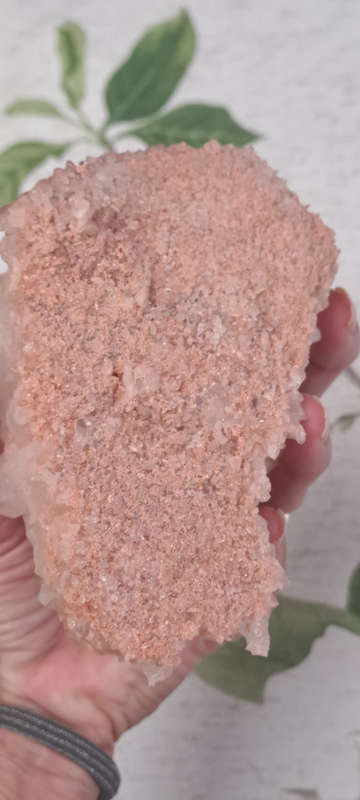 pink Himalayan quartz cluster.  Connection, Universal Love, Clarity Awareness