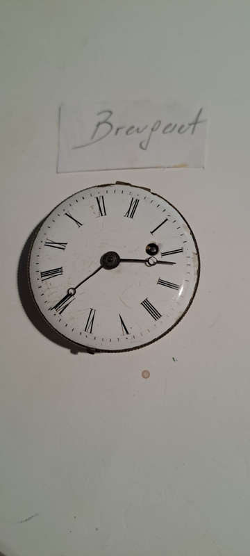 French Breguet pocket watch movement for spares or repairs