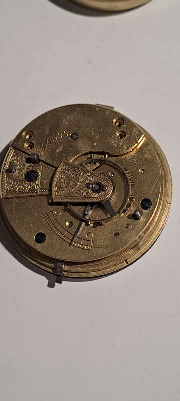 key wind pocket watch movement