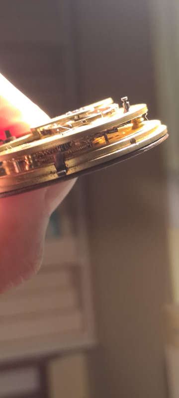 key wind pocket watch movement