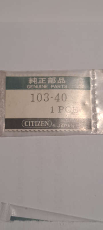 original citizen vintage part 103-40 date dial driving wheel