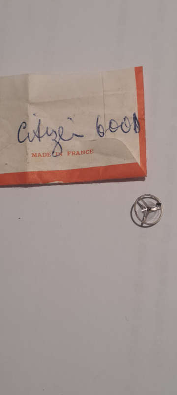 original citizen vintage part 6000 balance wheel  with hair spring