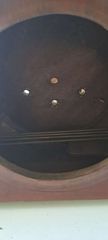 Lovely Mauthe long mantle clock housing with 4 gong rods