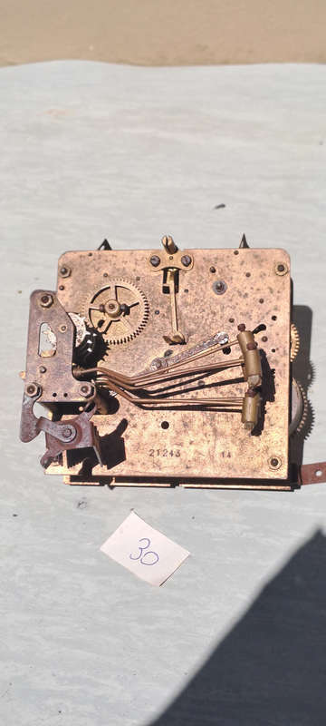 mantle clock movement i think. for spares or repairs