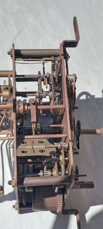 mantle clock movement i think. for spares or repairs