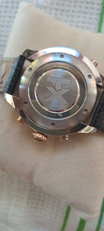GERMAN TIMEX TECHNOLUXURY TX 500 SERIES WORLD TIME  MEN'S WATCH