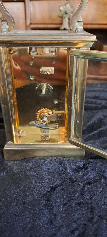 1920's Brass carriage clock working well