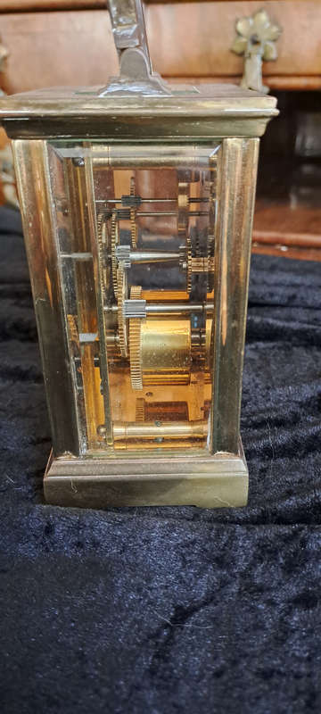 1920's Brass carriage clock working well