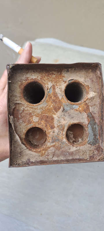 Antique candle mold