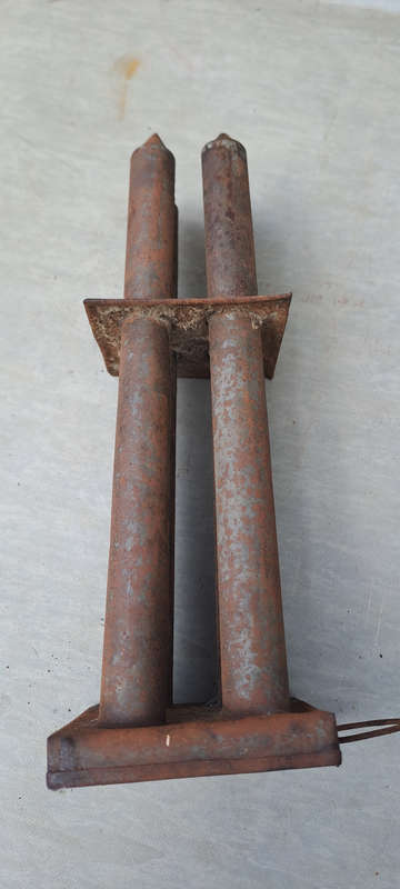 Antique candle mold