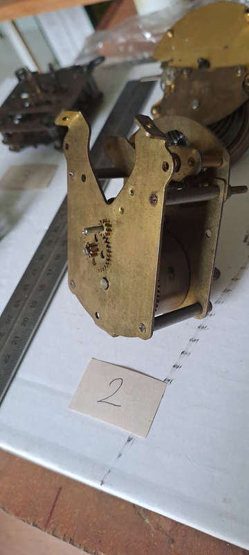 Lot 2 small clock movements one ticking others I dont know