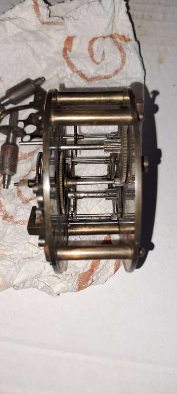 Howel James clock movement for spares