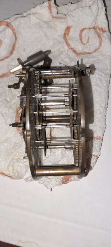 Howel James clock movement for spares