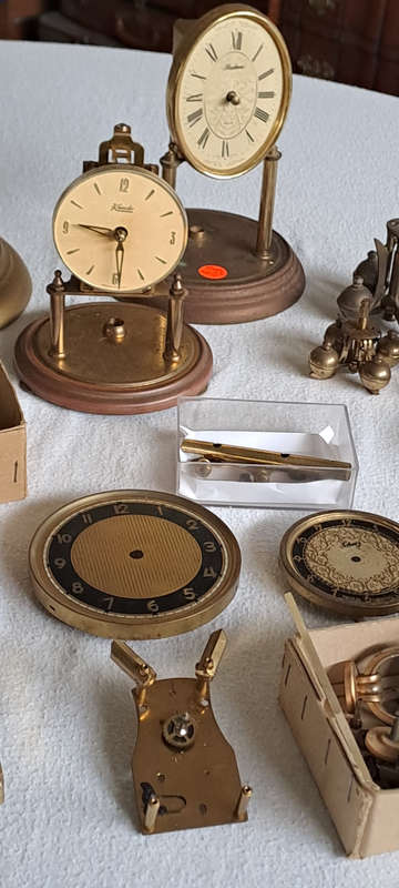 job lot of anniversary clocks and parts as per pictures