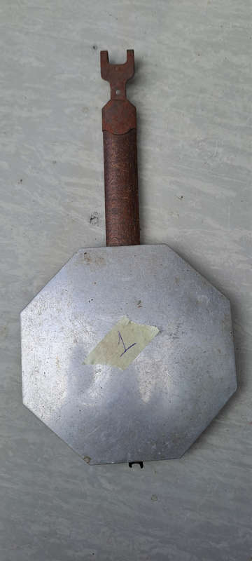 Vintage clock pendulum