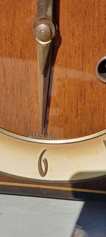 German clock with FHS 66 150 010 movement complete