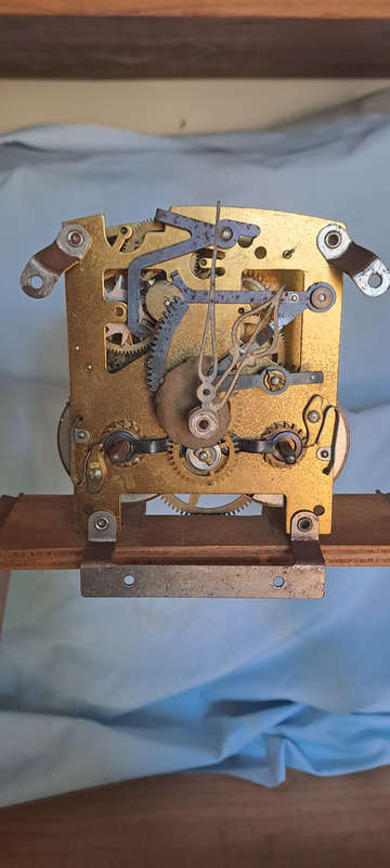 Enfield England clock movement working