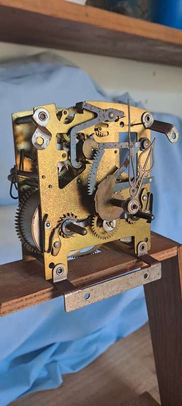 Enfield England clock movement working