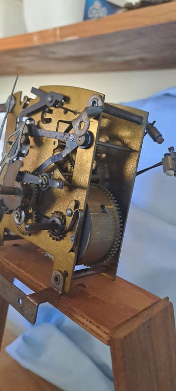 Enfield England clock movement working