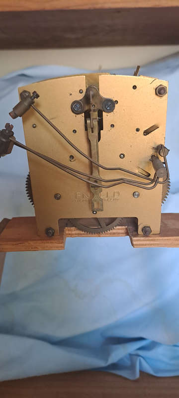 Enfield England clock movement working
