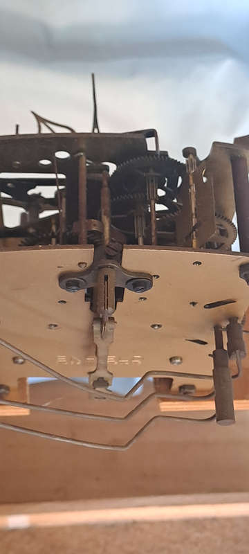 Enfield England clock movement working