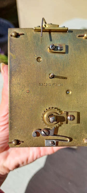 2x French carriage clock movements 1x working