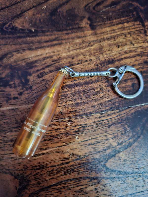 Vintage Bottle Keyring