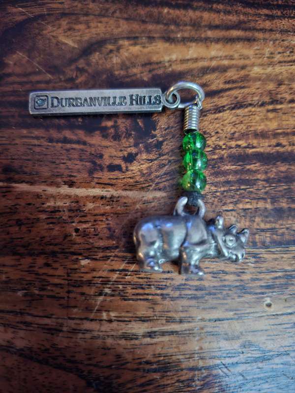 Durbanville Hills Keyring with Rhinoceros
