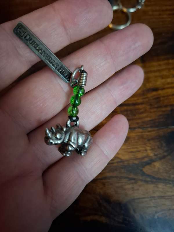 Durbanville Hills Keyring with Rhinoceros