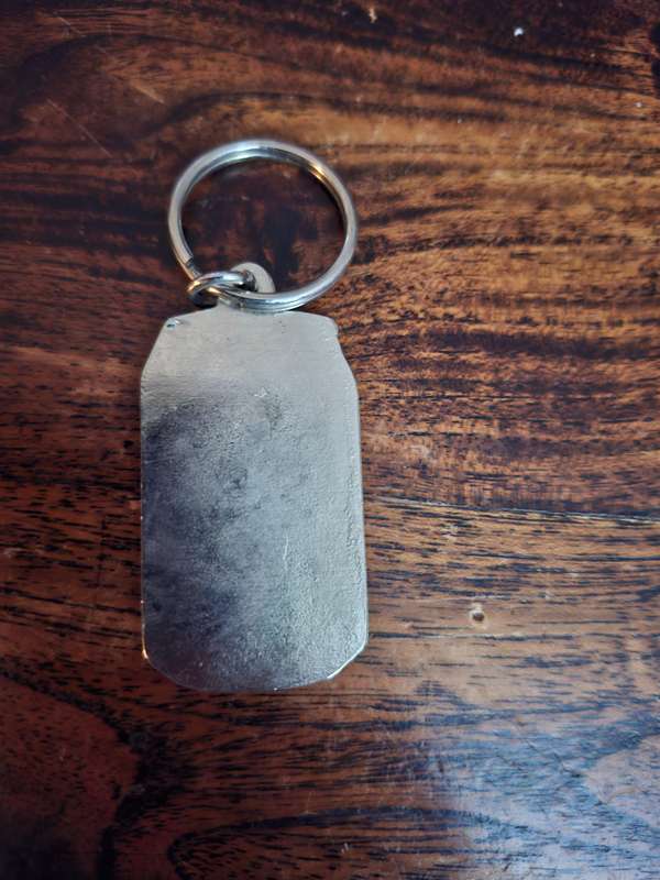 Savanna Stainless Steel keyring can