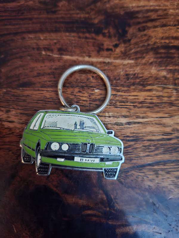 Vintage Stainless Steel BMW keyring