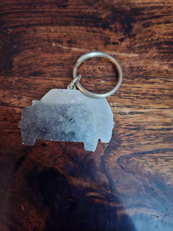 Vintage Stainless Steel BMW keyring