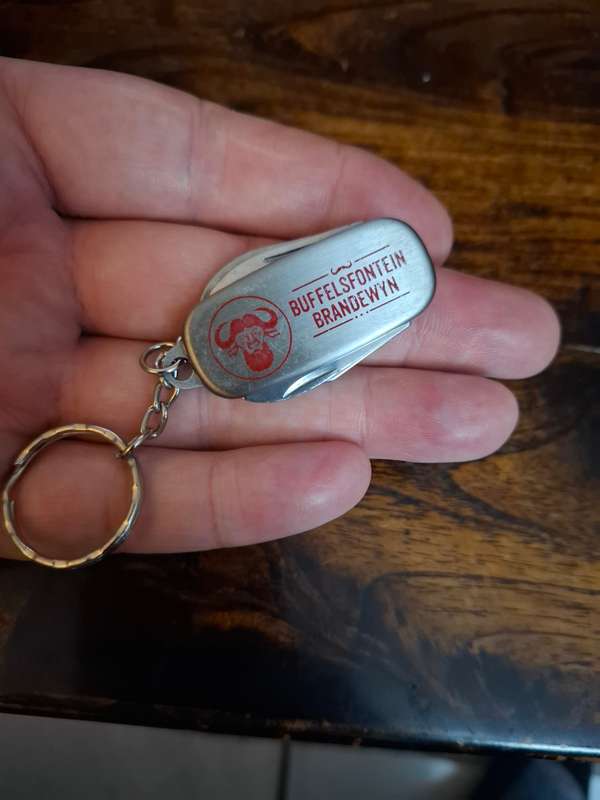 Buffelsfontein Brandewyn keyring Stainless Steel