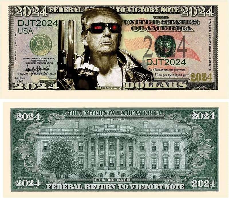2024 TRUMPINATOR NOVELTY MILLION DOLLAR BILL