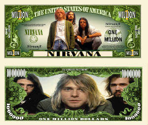 NIRVANA NOVELTY MILLION DOLLAR BILL