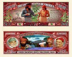 CHEECH & CHONG NOVELTY MILLION DOLLAR BILL
