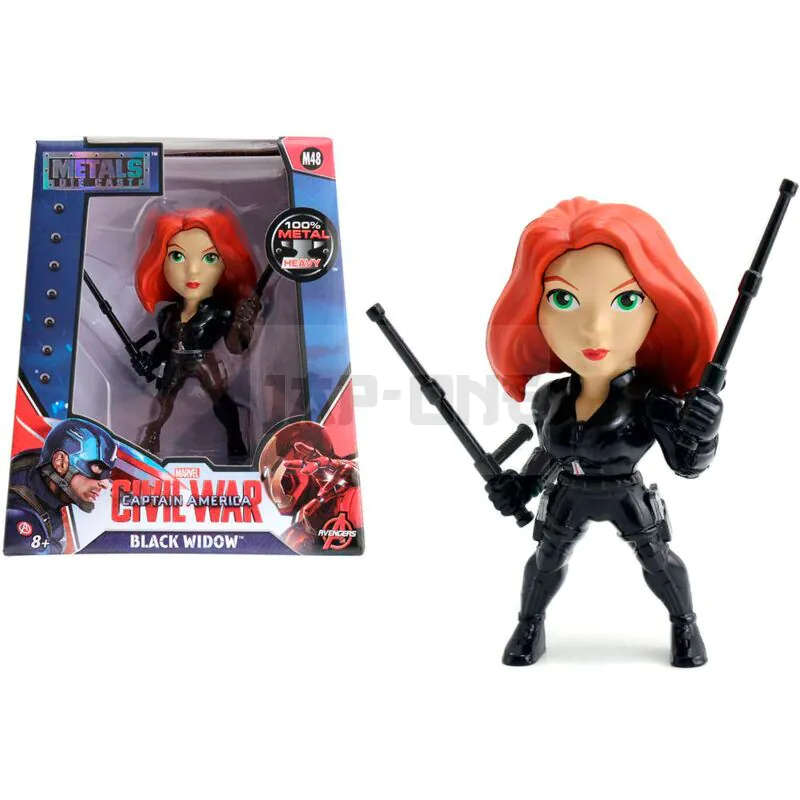Marvel Avengers Black Widow Metal Die Cast Figure 10Cm