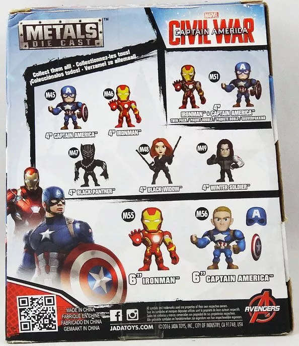 Marvel Avengers Black Widow Metal Die Cast Figure 10Cm