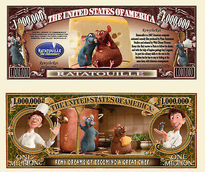 RATATOUILLE MILLION DOLLAR NOVELTY  BILL