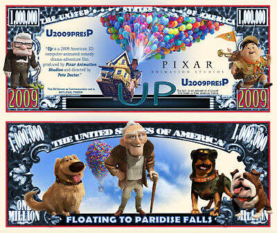 UP MOVIE MILLION DOLLAR NOVELTY  BILL