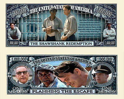 SHAWSANK REDEMPTION MILLION DOLLAR NOVELTY  BILL