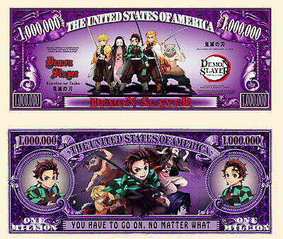 DEMON SLAYER NOVELTY MILLION DOLLAR BILL
