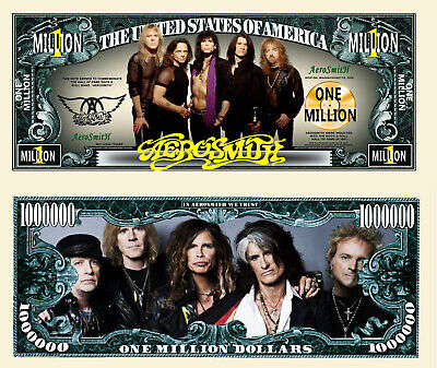 AEROSMITH MILLION DOLLAR NOVELTY  BILL