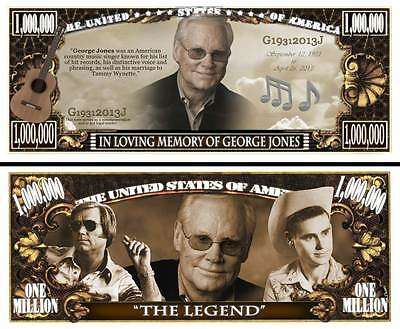 GEORGE JONES MILLION DOLLAR NOVELTY  BILL