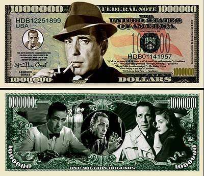 IN LOVING MEMORY OF BING CROSBY MILLION DOLLAR NOVELTY  BILL